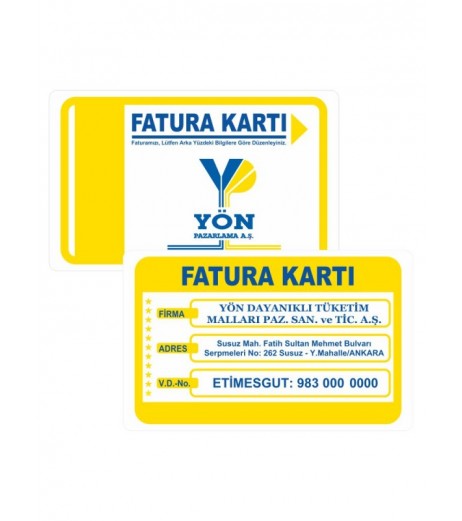 Fatura kartı